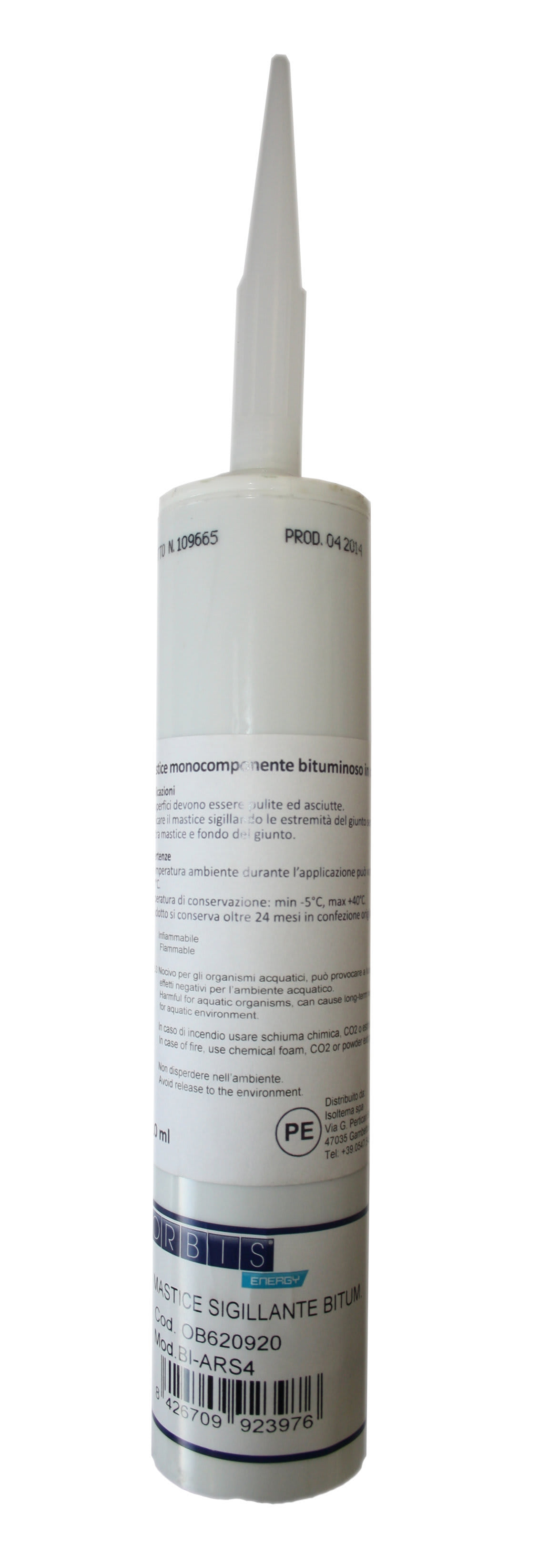 ORBIS - BI-ARS4 Cartuccia Mastice Elastoplastico Bituminoso 310ml