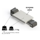 ORBIS - ZAV-30 Zavorra in calcestruzzo, peso 30kg dimensioni 600x400x60mm