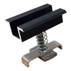 ORBIS - MPC-P30RNE Morsetto CENTRALE PREASSEMBLATO fissaggio moduli, colore NERO, spessore modulo ammesso 27 - 30mm