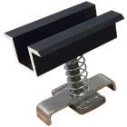 ORBIS - MPC-P40NE Morsetto CENTRALE PREASSEMBLATO fissaggio moduli, colore NERO, spessori moduli ammessi 39mm-43mm