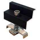 ORBIS - MPT-P30NE Morsetto TERMINALE PREASSEMBLATO fissaggio moduli, colore NERO, spessori moduli ammessi 29 - 30mm OB621338