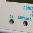 ORBIS - CONTAX D-2221 Contatore monofase energia attiva, 2 Moduli, 22.5A, inserzione diretta, display digitale, lampeggio LED 10Wh/imp