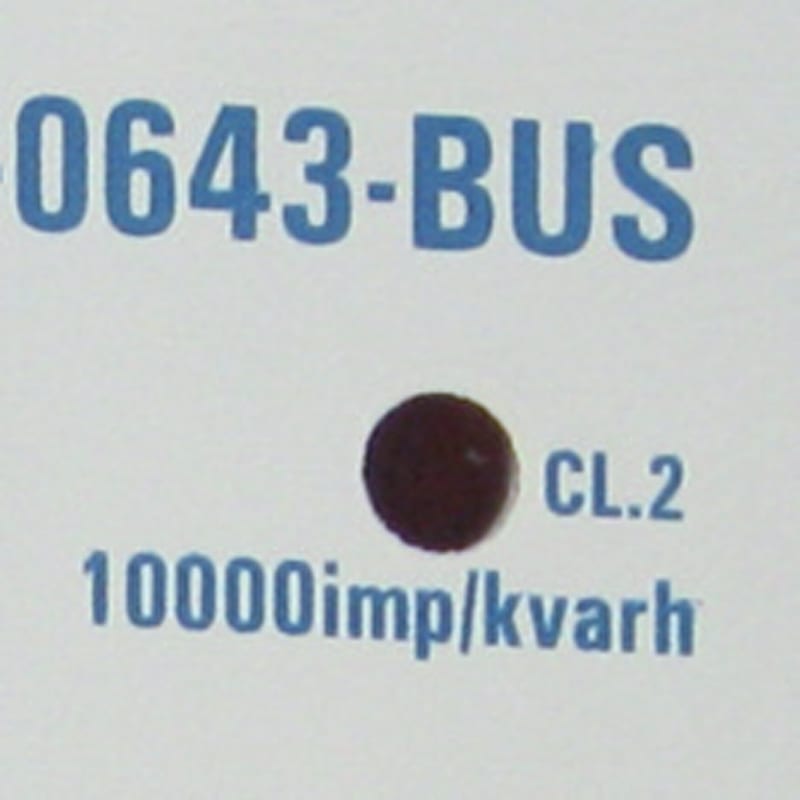 ORBIS - CONTAX D-0643-SPL BUS Contatore trifase energia in configurazione SPL per colonnine VIARIS, 4 Moduli, Comunicazione MODBUS, 6A, display digitale OB709600SPL