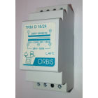 ORBIS - TRM D 15/24 Trasformatori modulari per campanelli, potenza 15 VA, 2 moduli DIN, tensione primario 230V, tensione secondario 12/24 VAC