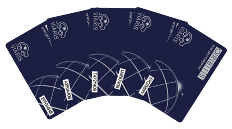 ORBIS - CARD RFID, set 5 carte per il lettore RFID