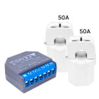 ORBIS - SCEM2X50 misuratore Monofase di energia, WiFi, 2 TA 50A