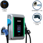 ORBIS - VIARIS GRAVITY 1CCS40ETHG DC FAST CHARGER 40 kW, 1 uscita: CCS2, Cavo 5m, Ethernet+4G, lettore carte RFID
