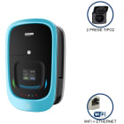 ORBIS - VIARIS COMBI+ BBT222DYETH TRIFASE 22 kW + 22 kW 3x32A, Display, 2 PRESE TIPO 2 e SHUTTER, Ethernet, lettore carte RFID