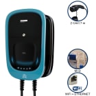 ORBIS - VIARIS COMBI+ CC7T2P22ETH TRIFASE 22 kW + 22 kW 3x32A, 2 CAVI e CONNETTORE TIPO 2 lunghezza 7m,Protezione Magnetot./Diff, Ethernet, lettore carte RFID