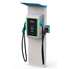 ORBIS - COMON 2S GRAVITY Sostegno MONOFACCIALE per le stazioni di ricarica VIARIS GRAVITY con 2 uscite CCS+CHAdeMO, colore BIANCO, altezza 2123mm