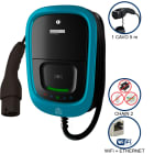 ORBIS - VIARIS UNI+ CT2CHP74ETH CHAIN2 PMD MONOFASE 7.4 kW 32A, 1 CAVO e CONNETTORE TIPO 2 lunghezza 5m, lettore carte RFID, WiFi + Ethernet