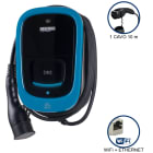 ORBIS - VIARIS UNI+ C10T274ETH MONOFASE 7.4 kW 32A, 1 CAVO e CONNETTORE TIPO 2 lunghezza 10m, lettore carte RFID, WiFi + Ethernet
