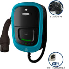 ORBIS - VIARIS UNI+ CT2PT74ETH MONOFASE 7.4 kW 32A, 1 CAVO e CONNETTORE TIPO 2 per TESLA, lunghezza 5m, lettore carte RFID, WiFi + Ethernet