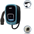 ORBIS - VIARIS UNI CT274ETH MONOFASE 7.4 kW 32A, 1 CAVO e CONNETTORE TIPO 2 lunghezza 5m, WiFi + Ethernet, lettore carte RFID