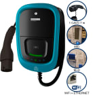 ORBIS - VIARIS UNI+ C7T2PE22ETH TRIFASE 22 kW 3x32A,1 CAVO e CONNETTORE TIPO 2 lunghezza 7m, contatore MID,Protezione Magnet./Diff,lettore carte RFID,WiFi+ETH