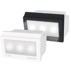 ORBIS - MAXISELF LED Lampada di emergenza da incasso ESTRAIBILE, con frontalini BIANCO e ANTRACITE intercambiabili, 3 moduli DIN, 230V