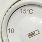 ORBIS - TEK BIANCO Termostati elettronici da incasso, selettore ON/OFF, modalità notturna, 2 batterie 1.5V