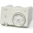ORBIS - TEK SW BIANCO Termostati elettronici da incasso, selettore riscaldamento/condizionamento, modalità notturna, 2 batterie 1.5V