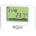 ORBIS - ORUS GSM Cronotermostato digitale da parete con comunicatore GSM, programmazione giornaliera/settimanale, colore BIANCO, Alim. 230V