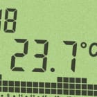 ORBIS - ORUS RF+ATTUATORE Cronotermostato digitale da parete colore BIANCO, 1 relè (Attuatore) 8A/230V, programmazione giornaliera/settimanale, 1 batteria 1,5V