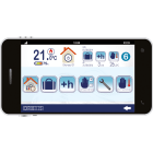 ORBIS - BIKO APP BIANCO Cronotermostato digitale da incasso bluetooth, programmazione giornaliera/settimanale, alim. 2 batterie 1,5V
