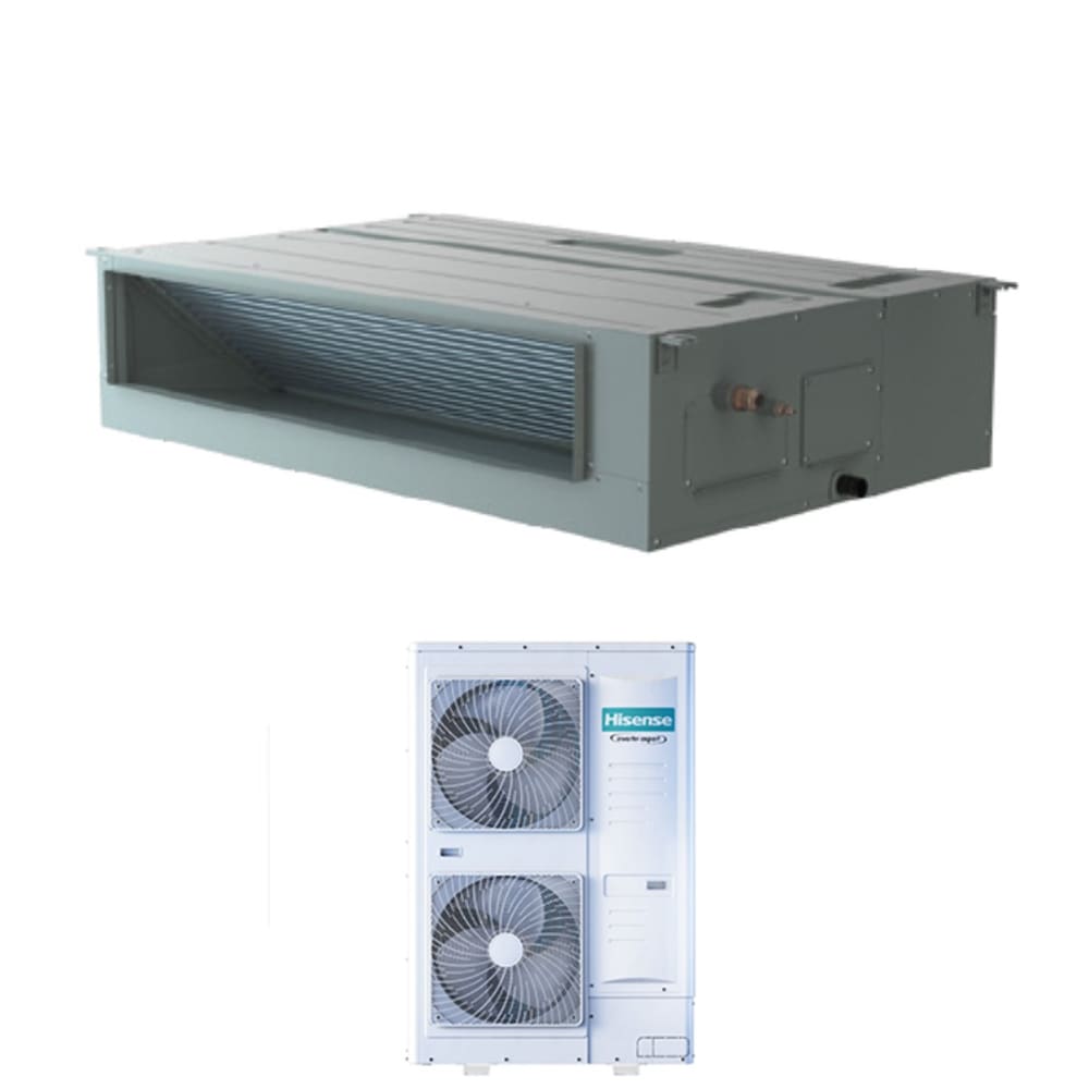ORBIS - AUD200UX4 Unità interna a CANALIZZATO e unità esterna,AUW200U6RZ8,potenza 19 kW,comando remoto e cablato,GAS R32,linea COMMERCIALE CANALIZZATO,HISEN