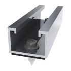 ORBIS - ST EASY 20  Profilo in ALLUMINIO per fissaggio su grecato, compreso di viti ed EPDM, lunghezza 20cm