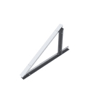 ORBIS - STP-2832 Triangolo PICCOLO(PREMONTATO) in ALLUMINIO con INSERTI per inclinazione moduli, regolazioni: 28°-30°-32, disposizione moduli:ORIZZONTALE