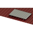 ORBIS - ST EASY SMALL 12 AL/AC Profilo in ALLUMINIO per fissaggio su grecato in alluminio e acciaio, compreso di viti ed EPDM, lunghezza 12cm