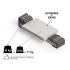 ORBIS - ZAV-30 Zavorra in calcestruzzo, peso 30kg dimensioni 600x400x60mm
