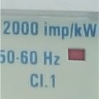 ORBIS - CONTAX 6521 SO Contatore monofase energia attiva, 2 Moduli, 65A, inserzione diretta, display elettromeccanico, lampeggio LED 1Wh/imp