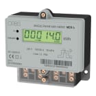 ORBIS - MERb LCD Contatore monofase energia attiva, da parete, 100A, inserzione diretta, display digitale, lampeggio LED 0.625Wh/imp