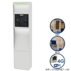 ORBIS - VIARIS CITY+ BBT2PE22ETHG TRIFASE 22 kW + 22 kW,  2 prese TIPO 2 e SHUTTER,WiFi+Ethernet+4G, 2 protezioni magnet.-diff.,2 cont.MID, lettore carte RFID
