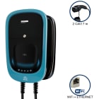 ORBIS - VIARIS COMBI+ CC7T274ETH 7.4 kW + 7.4 kW 32A, 2 CAVI e CONNETTORE TIPO 2 lunghezza 7m, Ethernet, lettore carte RFID