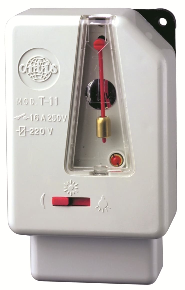 ORBIS - T-11 Automatico luci scale meccanico a pendolo, a parete, riarmabile, 230V