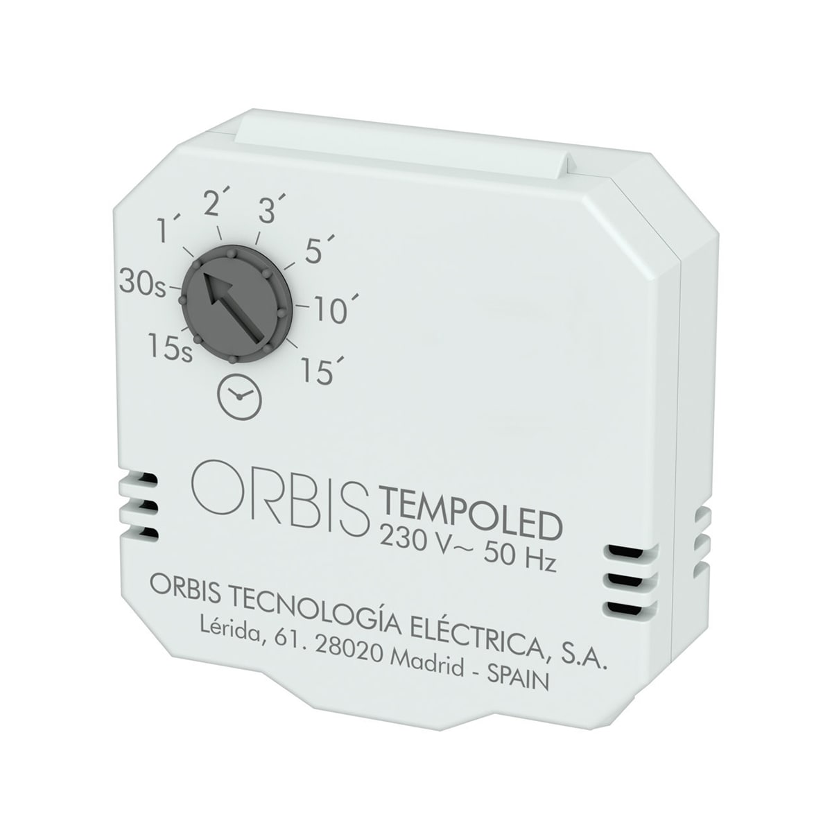 ORBIS - TEMPOLED Automatico luci elettronico, retrofrutto, riarmabile, 230V