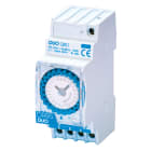 ORBIS - DUO QRD Interruttore Orario Elettromeccanico 2 moduli DIN,giornaliero,riserva 150 ore, 12V DC