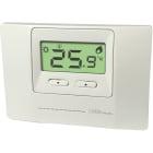 ORBIS - NEO ML + BIANCO Termostati digitali da parete, funzionamento riscaldamento/condizionamento, due livelli impostabili, Alim. 2 batterie 1.5V