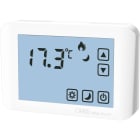 ORBIS - VELUS TOUCH BIANCO Termostati digitali da parete con display touch, funzione riscaldamento/condizionamento, due livelli impostabili, 2 batterie 1.5V