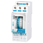 ORBIS - INCA DUO QRD Interruttore orario elettromeccanico 2 moduli DIN, giornaliero, riserva 100 ore, 230V