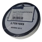 ORBIS - AA19-19X10 Nastro autoagglomerante in EPR, spessore 0.75 mm, dimensioni 19 mm x 10m, colore NERO