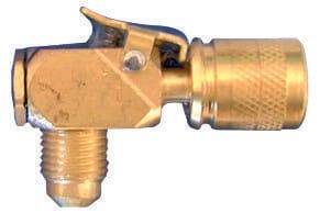 ORBIS - CR-27C dispositivo per connessione rapida tubi F 5/16" - M 5/16", angolo 90°