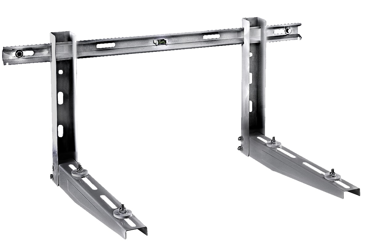 ORBIS - MAX 160/520 LIV, staffa supporto PREMONTATA per unità esterne, con BARRA per regolazione e livella, portata massima a coppia 160kg