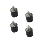ORBIS - AVT 4040 kit di 4 supporti antivibranti, da terra, altezza 40mm, portata per KIT 70 kg