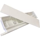 ORBIS - BOX HP Scatola di predisposizione per raccolta condensa, innesto tubo in orizzontale reversibile destro o sinistro,diametro 16-18-20 mm,427x95x65mm