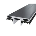ORBIS - EASY CLAMP CP Profilo di COPERTURA in ALLUMINIO per fissaggio su pensilina, con guarnizioni per impermeabilizzazione, lunghezza 5.1m