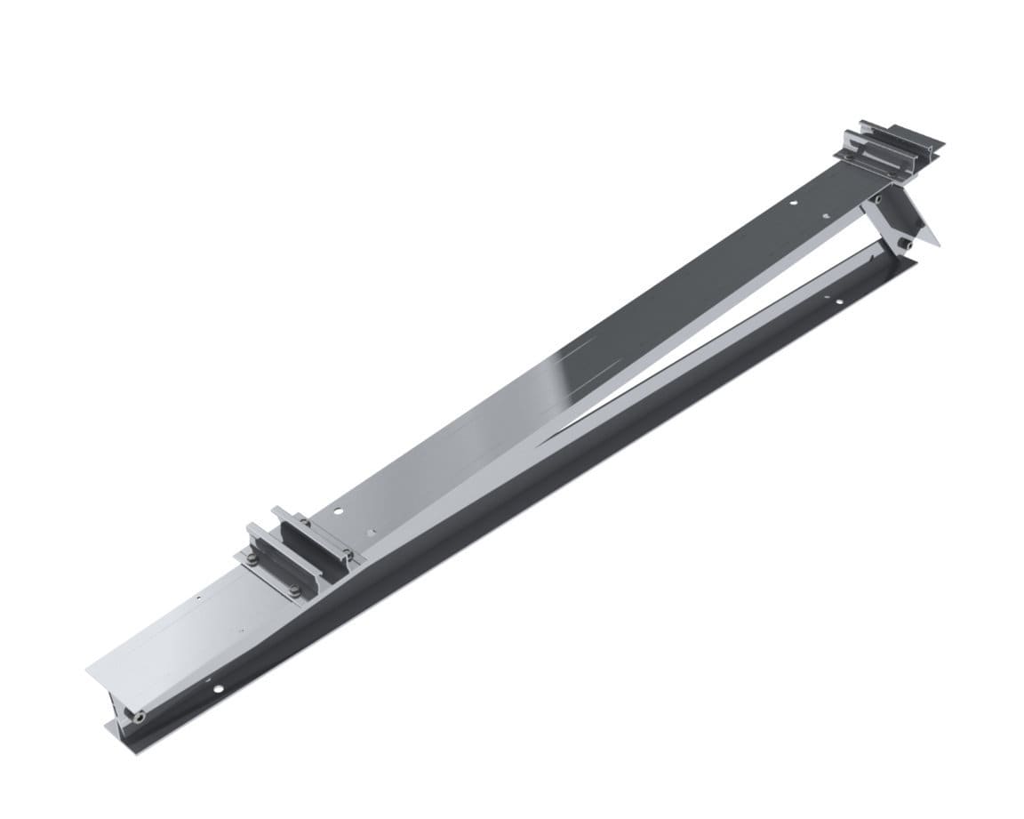 ORBIS - STG-FO-0507 Triangolo GRANDE (PREMONTATO) in ALLUMINIO con INSERTI per inclinazione moduli, regolazioni: 05°-07°, disposizione moduli:ORIZZONTALE
