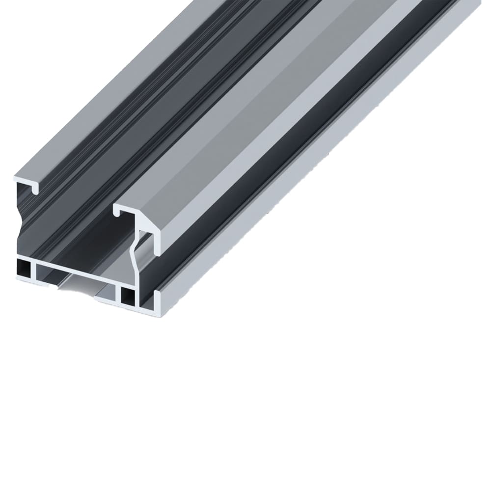 ORBIS - EASY SIDE 340 Profilo in ALLUMINIO per sostegno moduli fotovoltaici, con guida laterale ed inferiore , lunghezza 3.4m
