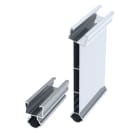 ORBIS - KITSB15 KIT Staffe elevatrici basculanti in alluminio, inclinazione pannello 15° composto da 1 SEL05 e 1 SEL15
