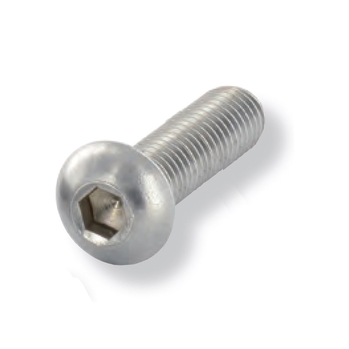 ORBIS - TBBM860 Vite brugola M8 in INOX, lunghezza 60mm, testa bombata con cava esagonale, uso con profili modello EASY CLAMP e spessore pannello 37-43mm